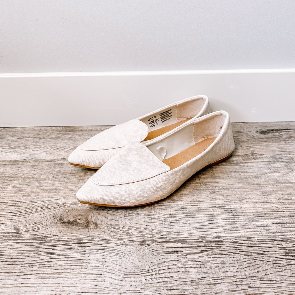 Elegant White Loafers for Women